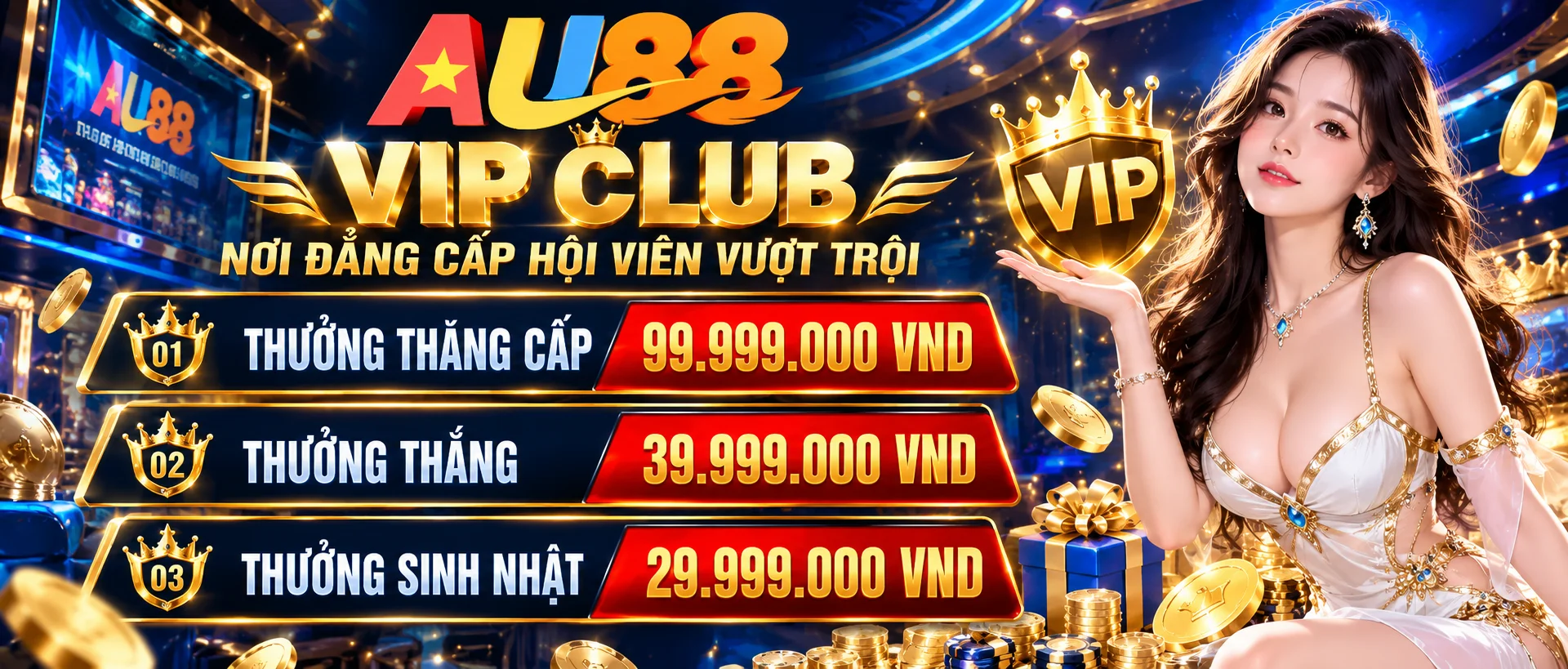AU88 VIP Club - chương trình dành cho thành viên AU88